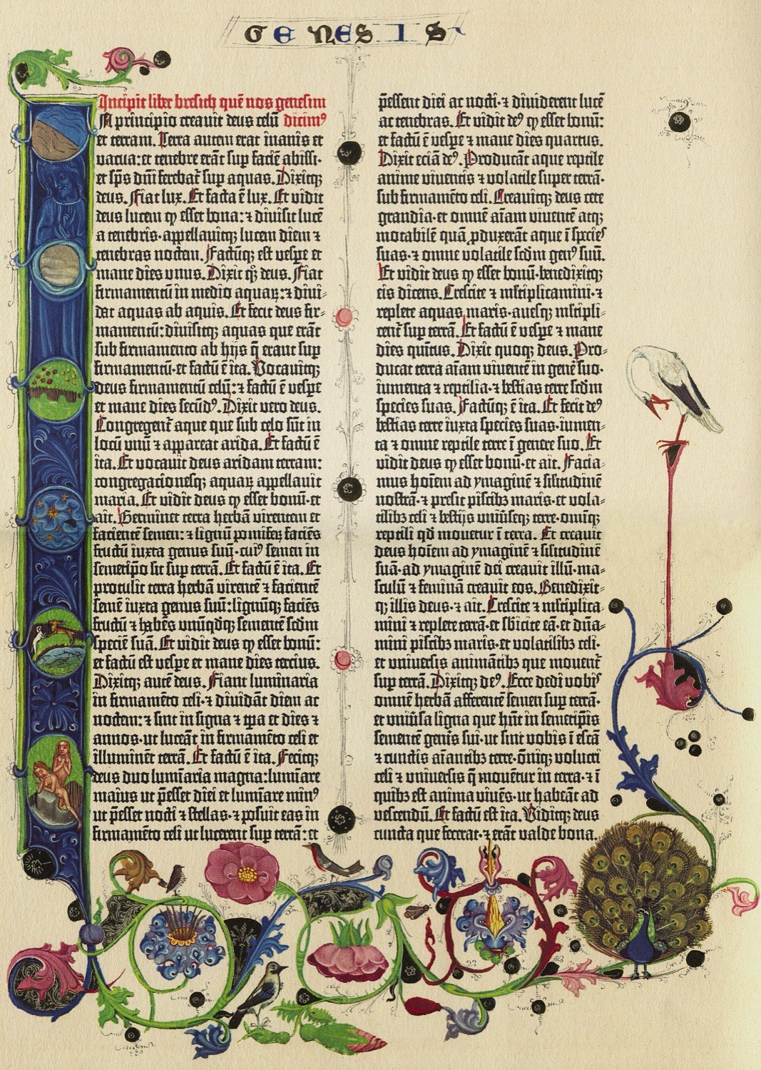 A page of the 42-line Bible.